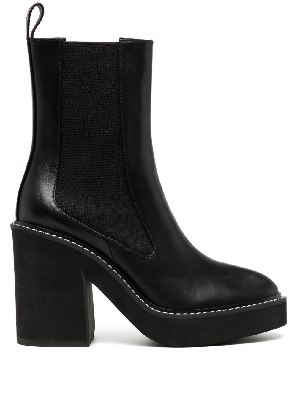 Senso Harper I 100mm leather boots – Black