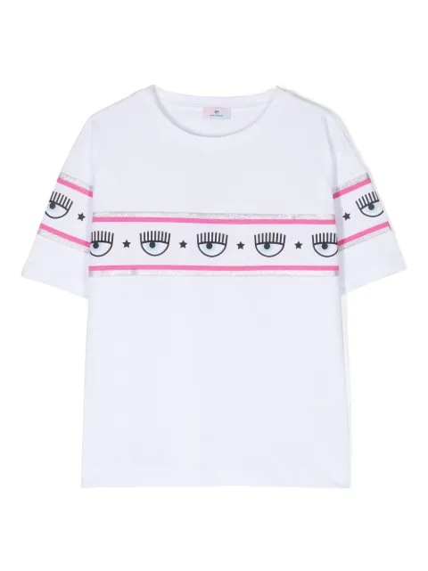 Chiara Ferragni Kids Camiseta com estampa de logo 