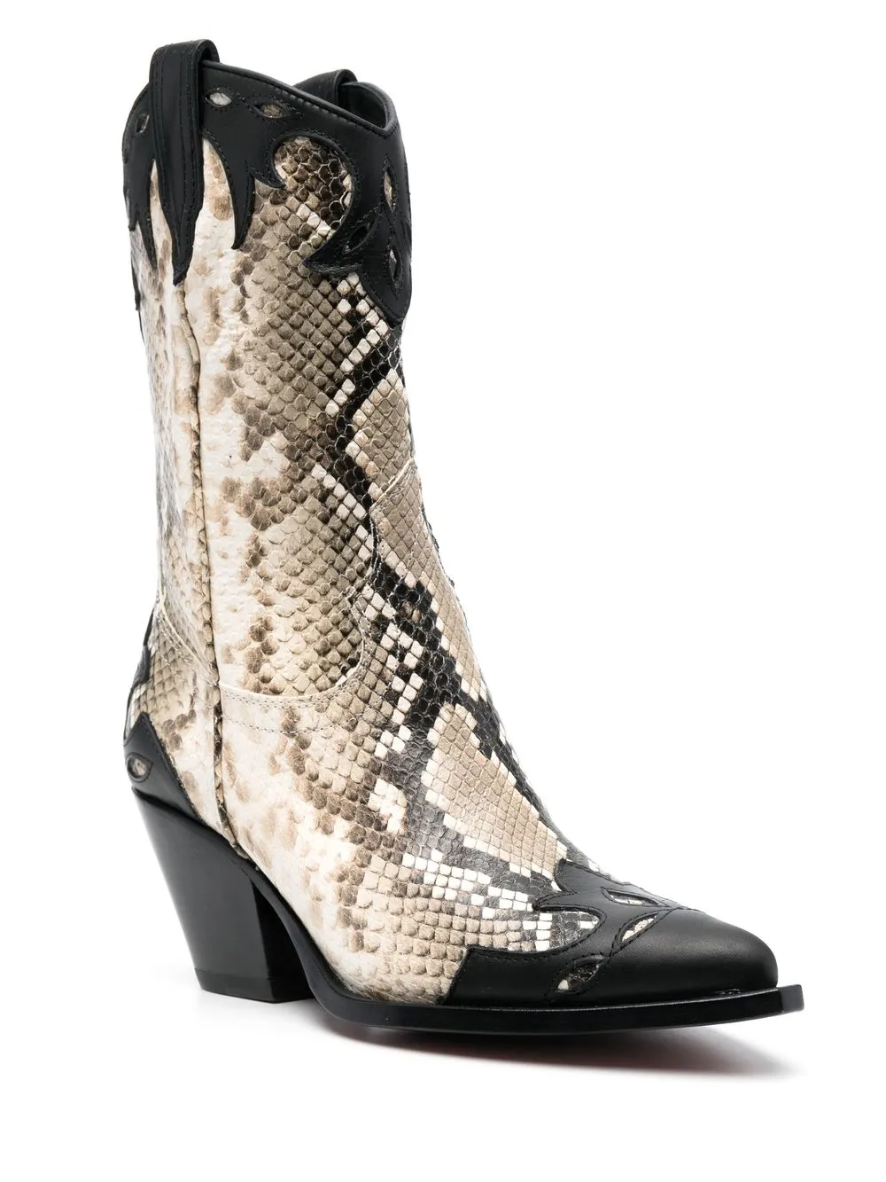 Sonora Cowboylaarzen met luipaardprint - NATURAL
