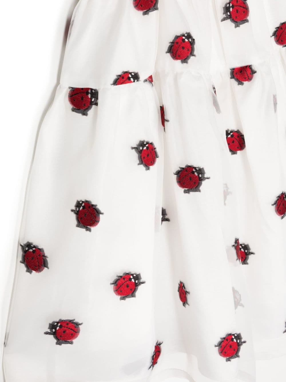 Shop Hucklebones London Bow-detail Animal-print Dress In White