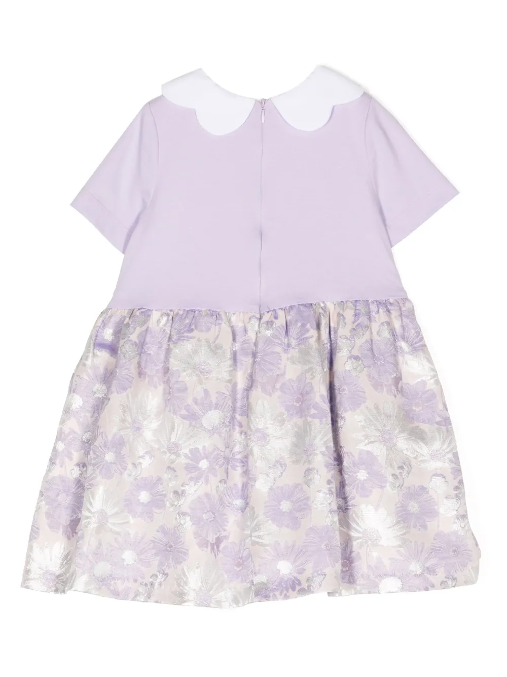 Hucklebones London Jurk met bloemenprint - Paars