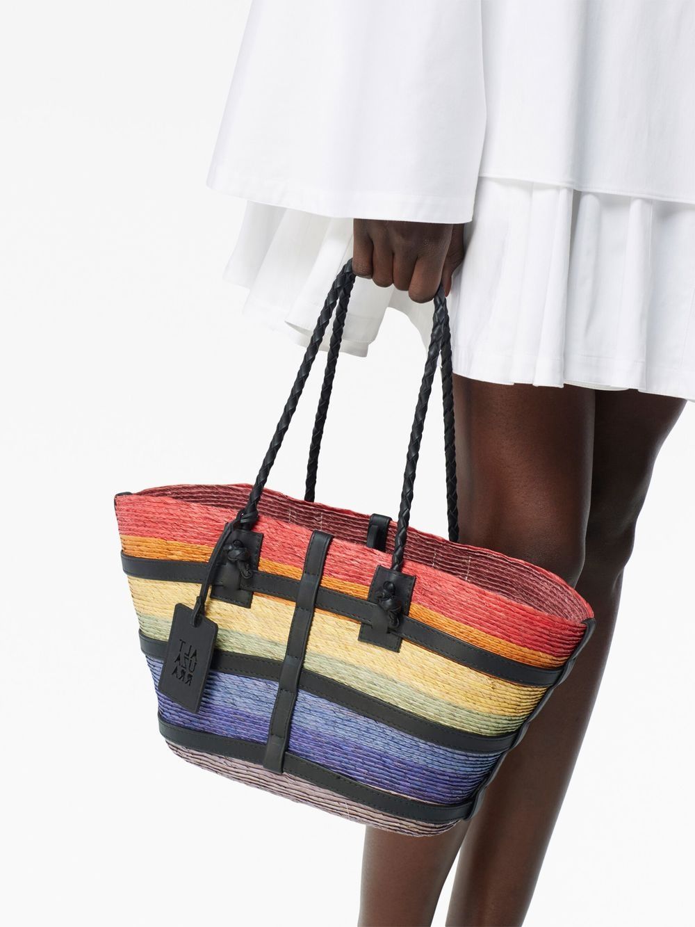 Altuzarra Rieten shopper - RAINBOW