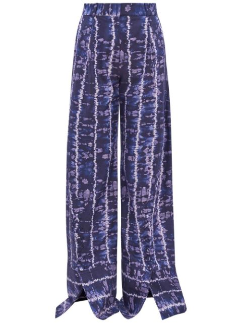 Altuzarra abstract-print palazzo trousers