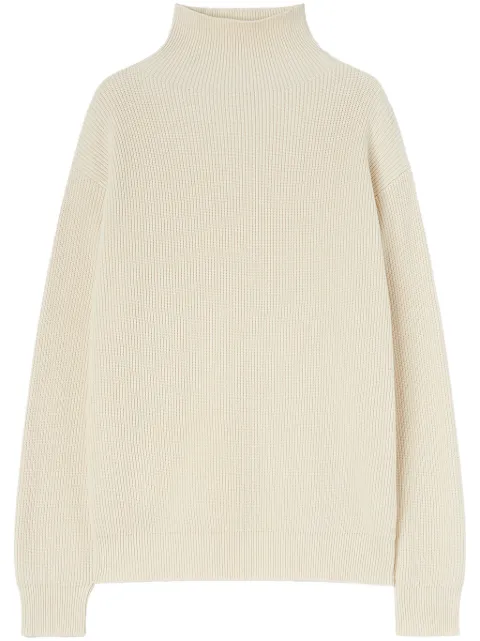 Jil Sander ribbed-knit cotton jumper