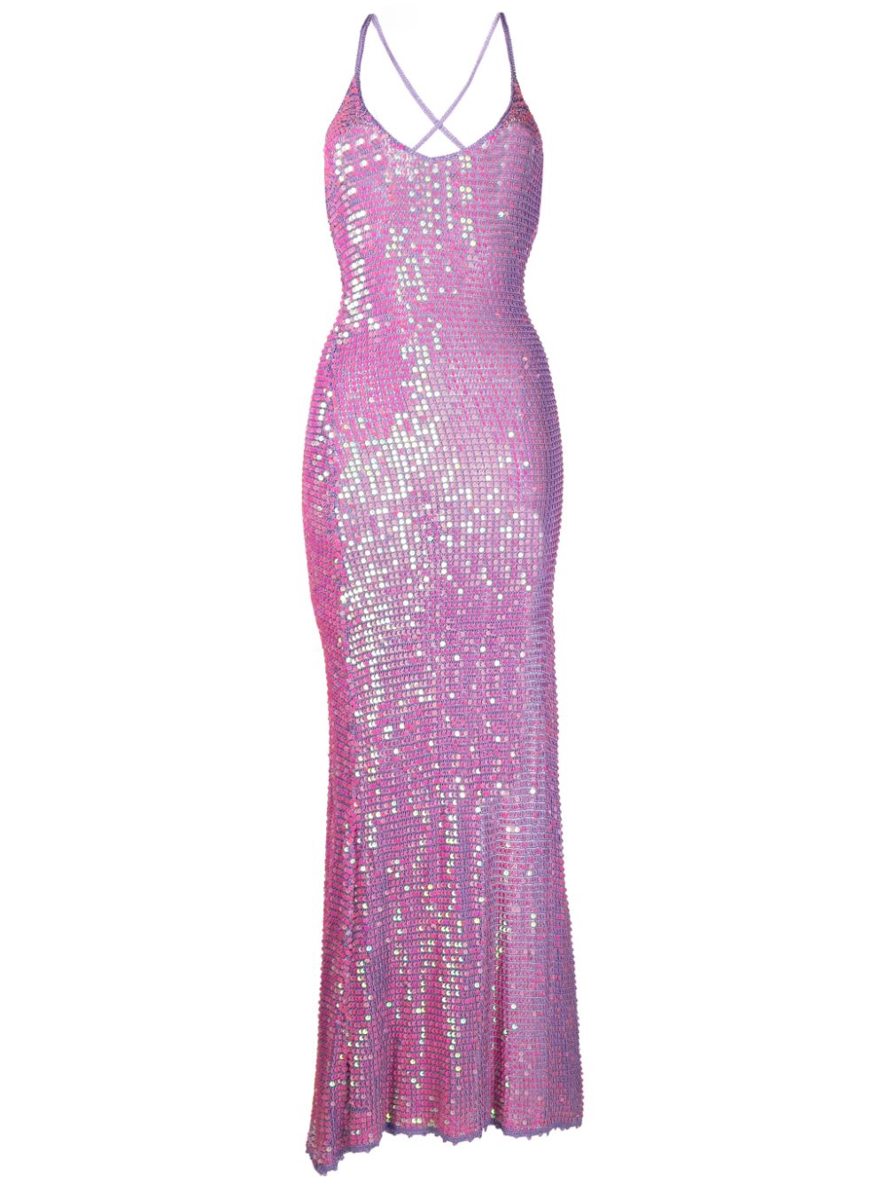 Marie sequin-embellished gown