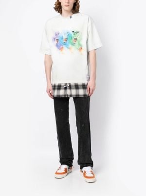 T-shirts Maison Mihara Yasuhiro - Logo bretella t-shirt - A09TS681WHITE