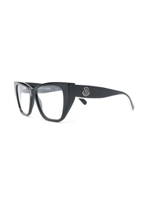 Moncler Eyewear logo-arm detail glasses ML5187 - 1