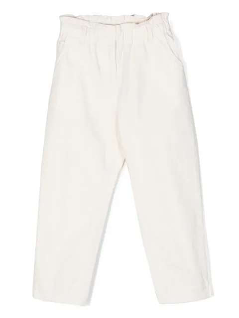 Bonpoint pantalones con cintura paper bag