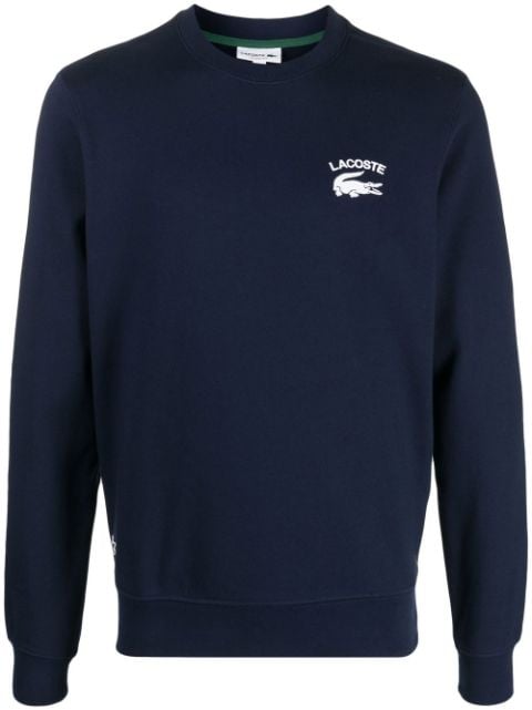 Lacoste - logo-patch long-sleeve sweatshirt