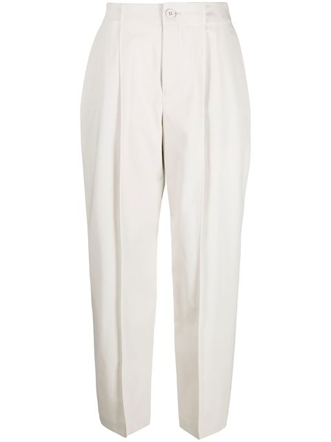 Issey Miyake high-waisted wide-leg trousers 