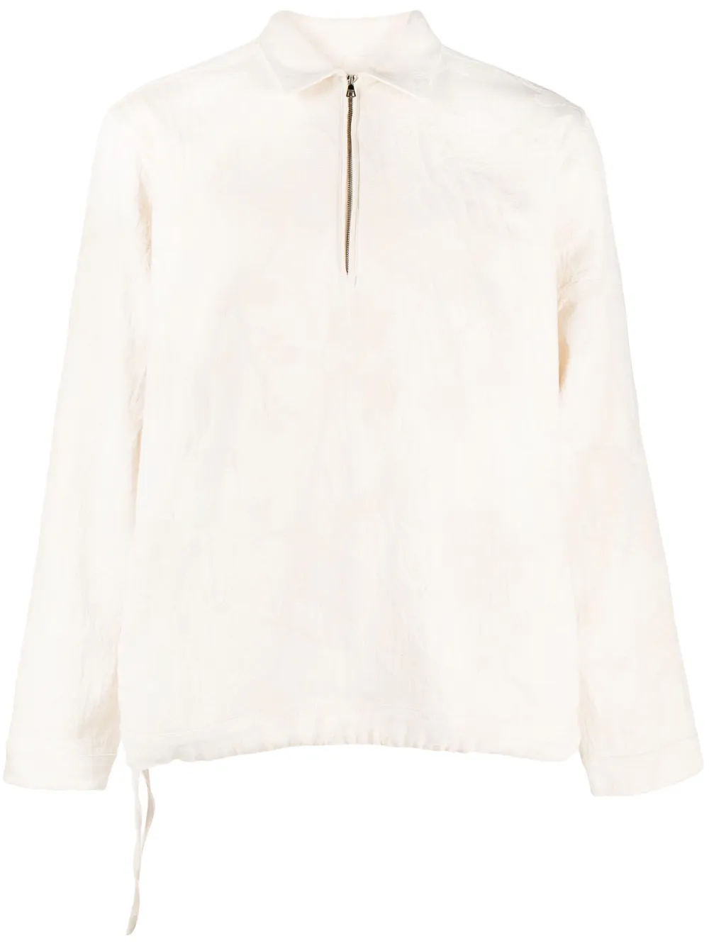 Orlebar Brown Oglio Spread-collar Bomber Jacket In Neutrals