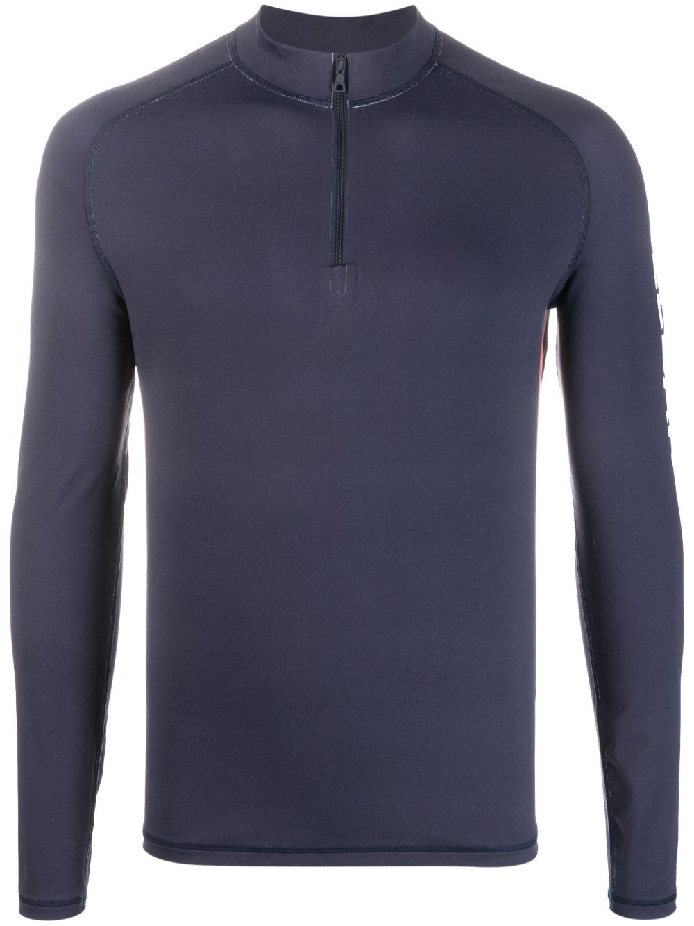 Orlebar Brown Logo-print Compression Jumper In Blue