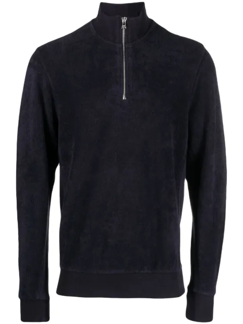 Orlebar Brown half-zip cotton sweater