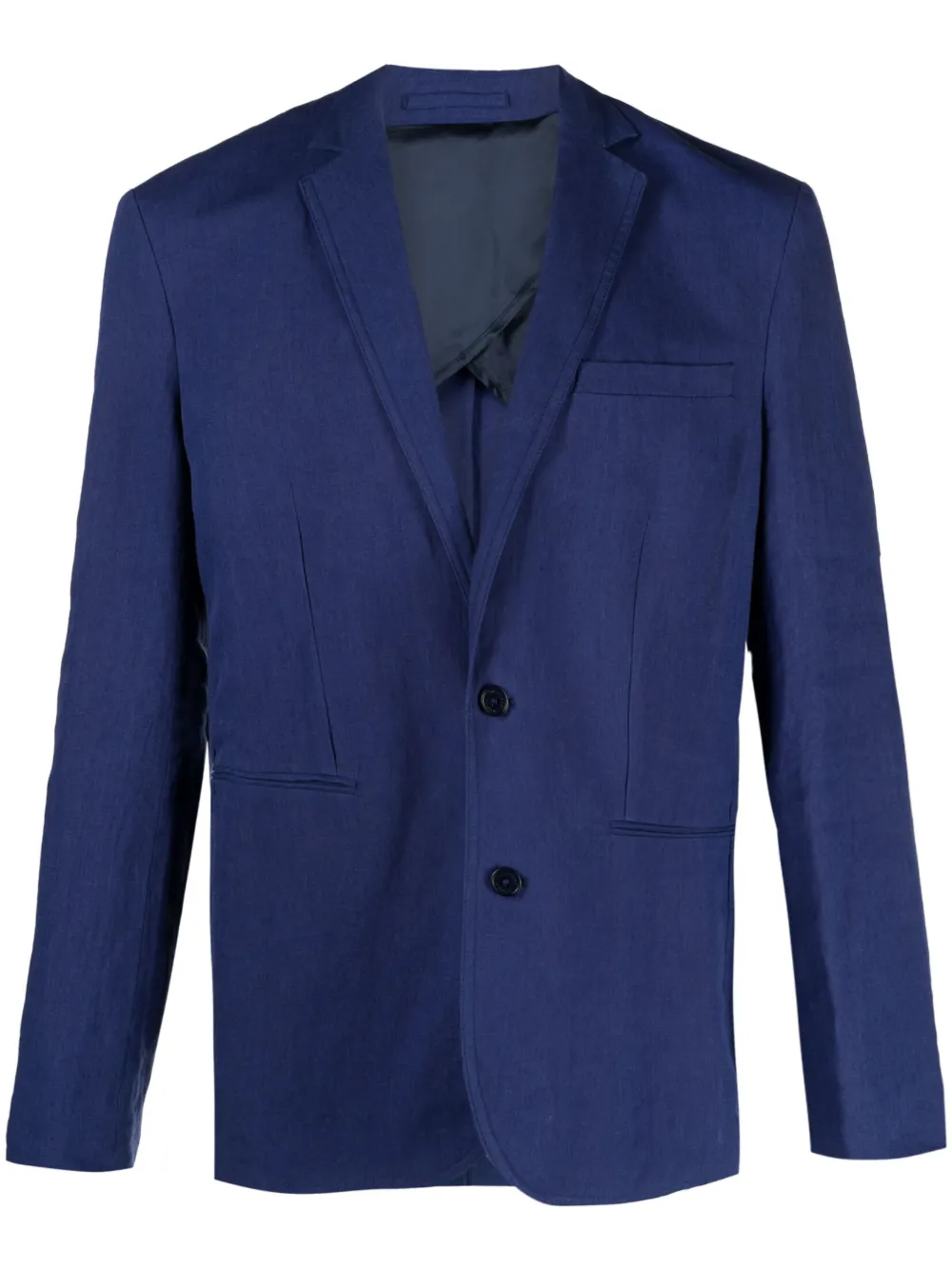 Orlebar Brown Single-breasted Silk Blazer In Blue