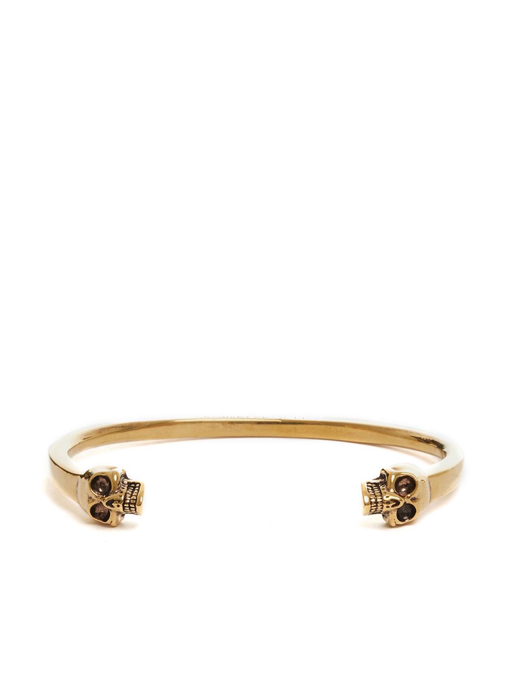 Alexander McQueen Twin Skull Cuff Bracelet - Farfetch