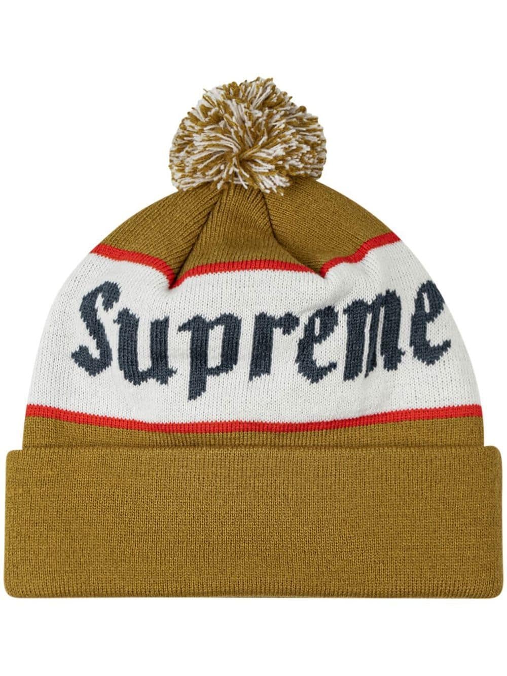 Supreme Alpine Knit Beanie In Brown | ModeSens