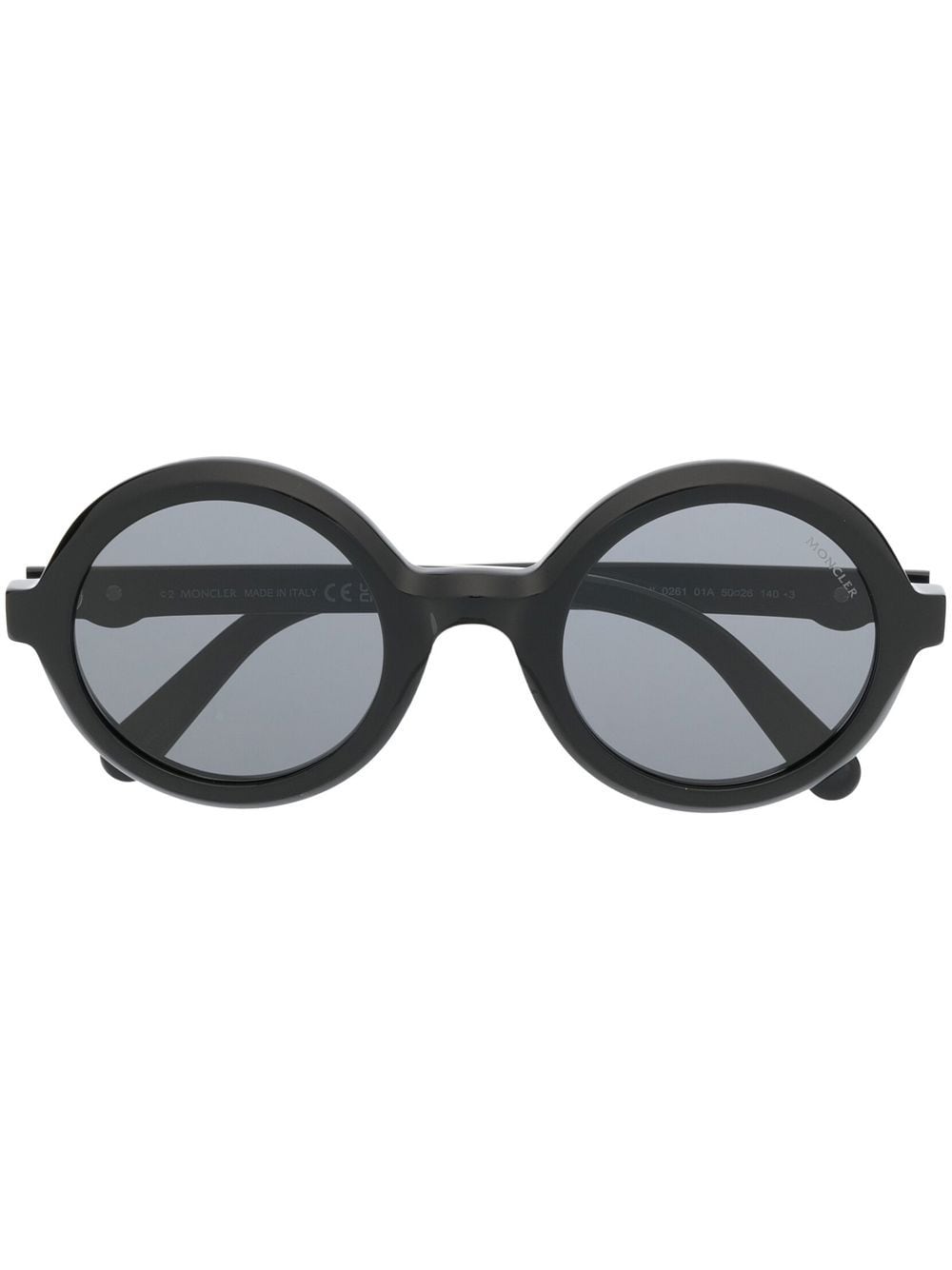 MONCLER LOGO ROUND-FRAME SUNGLASSES