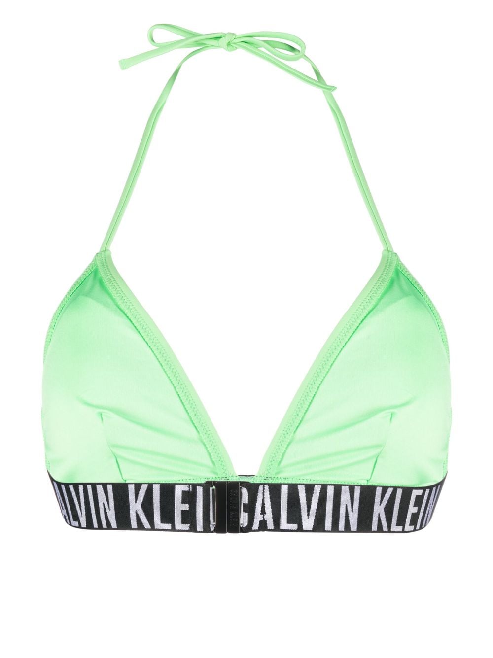 Image 2 of Calvin Klein logo-underband triangle bikini top