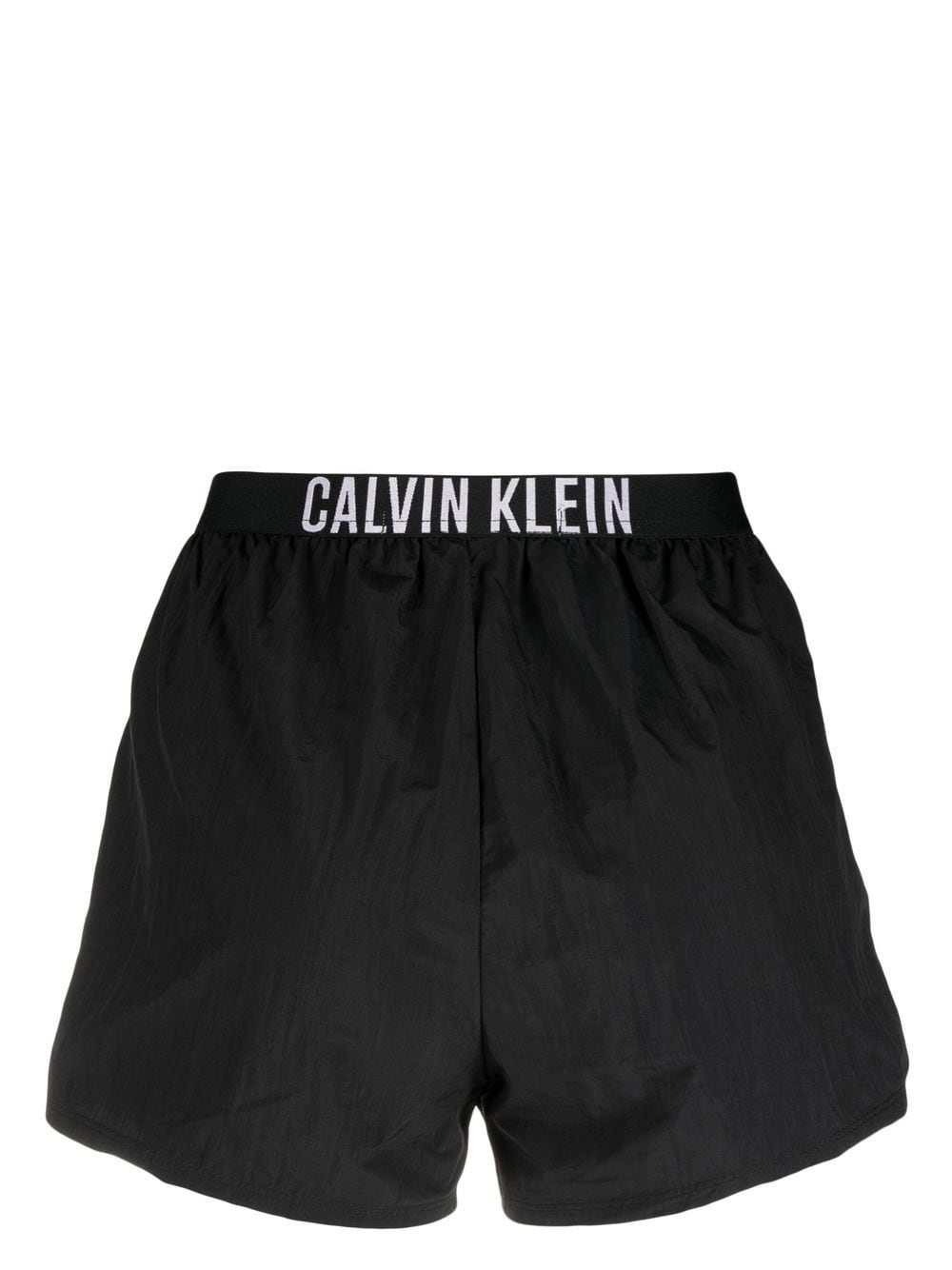 Calvin Klein Shorts met logo tailleband - Zwart