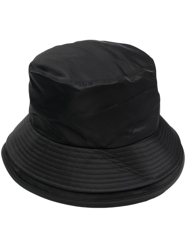 narrow-brim bucket hat