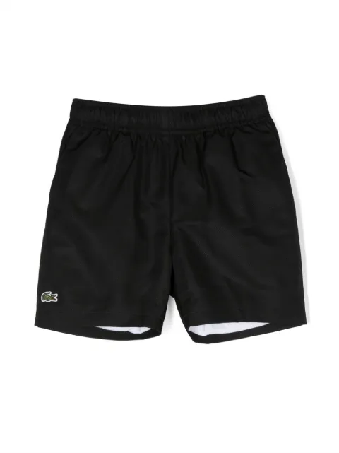 Lacoste Kids logo-patch shorts 