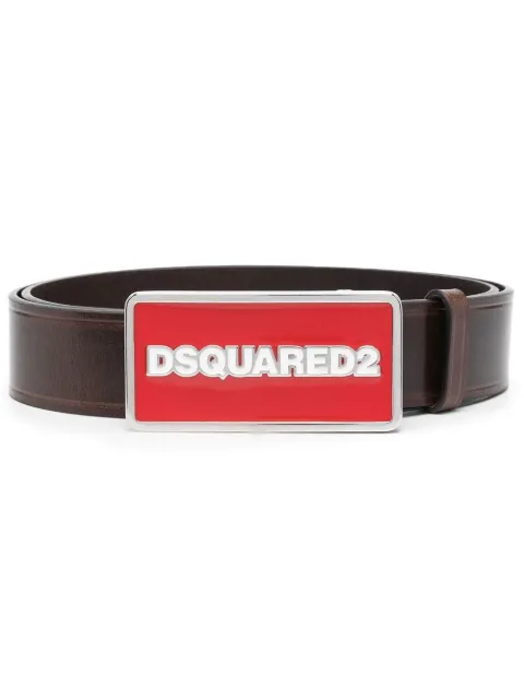 Dsquared2 cinturón con hebilla del logo 