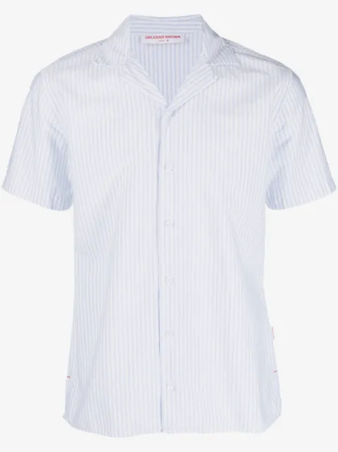 Orlebar Brown Travis striped short-sleeve shirt