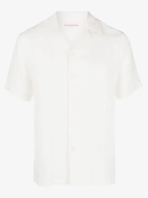 Orlebar Brown Hibbert short-sleeve linen shirt