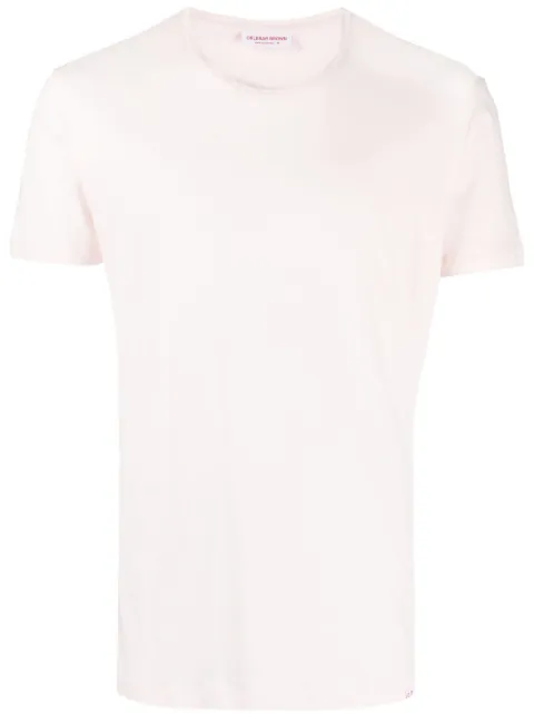Orlebar Brown Camiseta de algodão mangas curtas