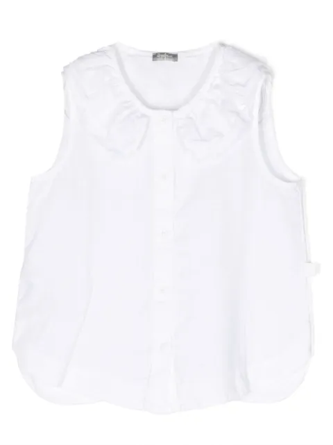 Il Gufo camisa sin mangas con volantes