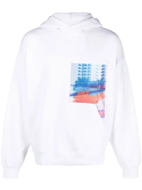 Calvin Klein Jeans motion floral-print hoodie