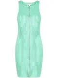 Calvin Klein Jeans zip-up ribbed dress - Green