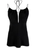 TOTEME tie-fastening sleeveless top - Black