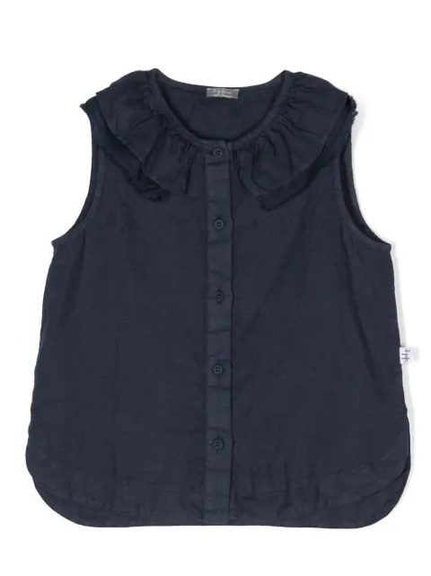Il Gufo ruffle-trim sleeveless top