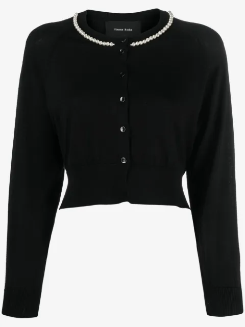 Simone Rocha pearl-embellished cardigan