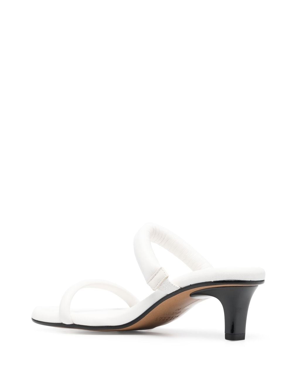 Isabel Marant Raree 50mm Leather Mules In Weiss | ModeSens