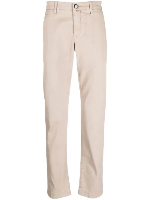 Jacob Cohën pantalones rectos con parche del logo