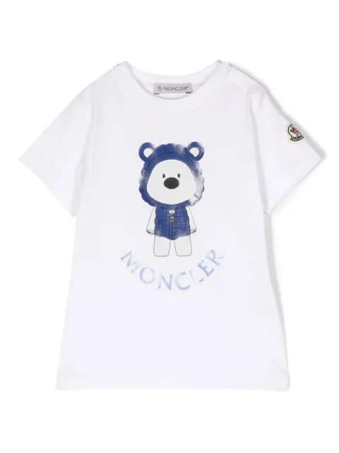Moncler Enfant - logo-print T-shirt