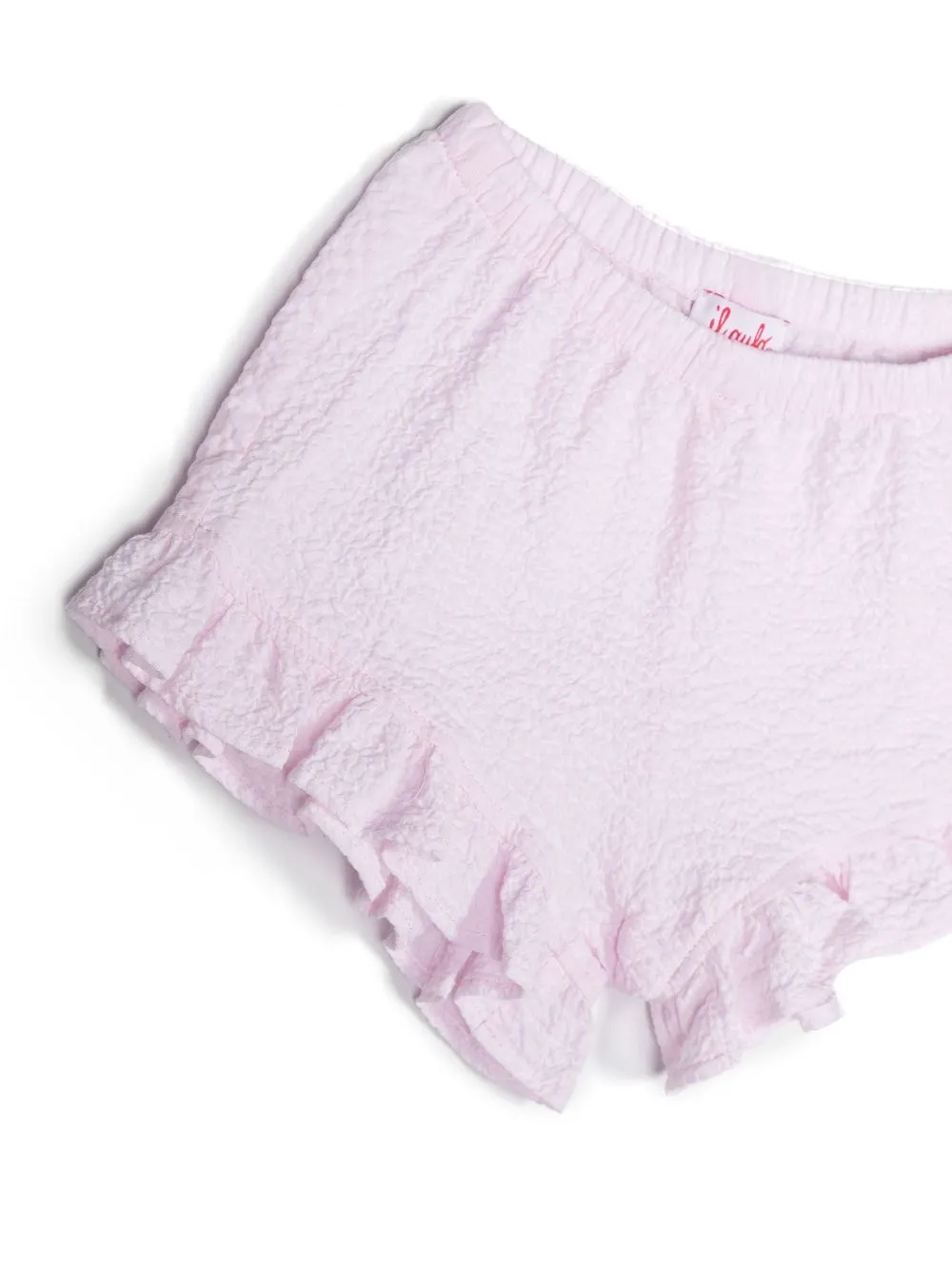 Il Gufo Floral-appliqué Cotton Short Set In White