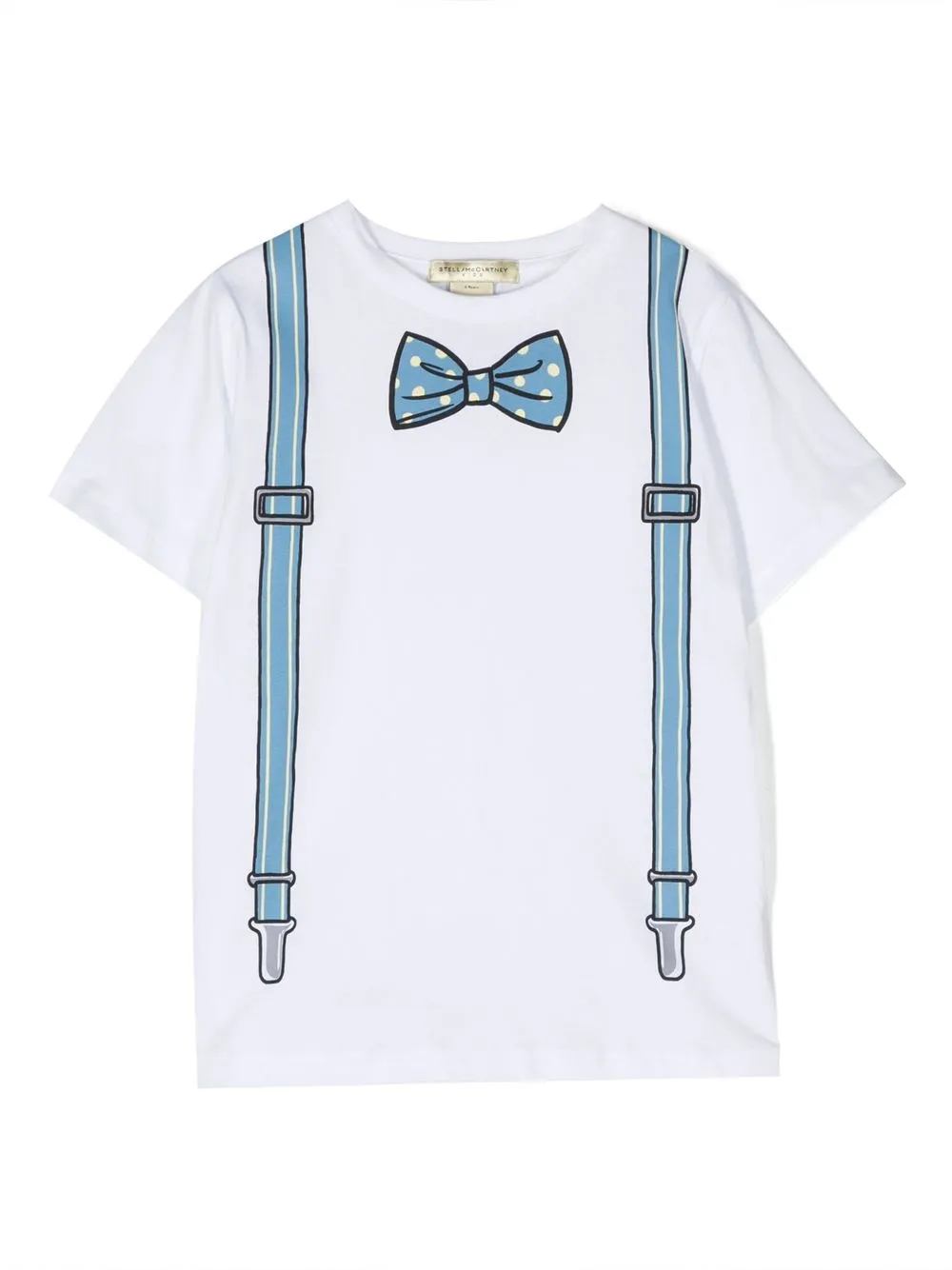 

Stella McCartney Kids tuxedo print T-shirt - White