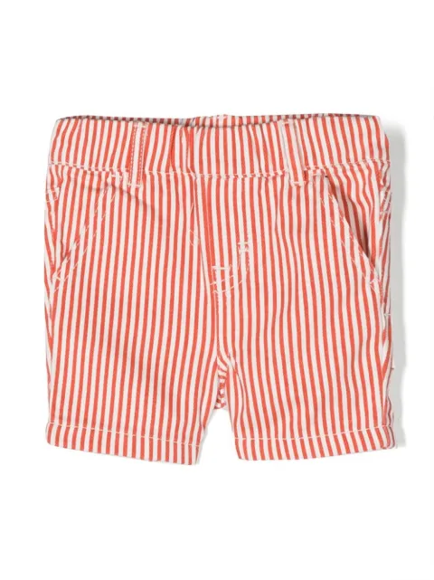 Stella McCartney Kids guitar motif striped shorts