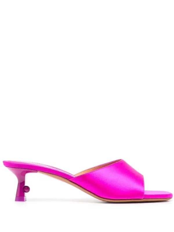 Pink new arrivals satin mule