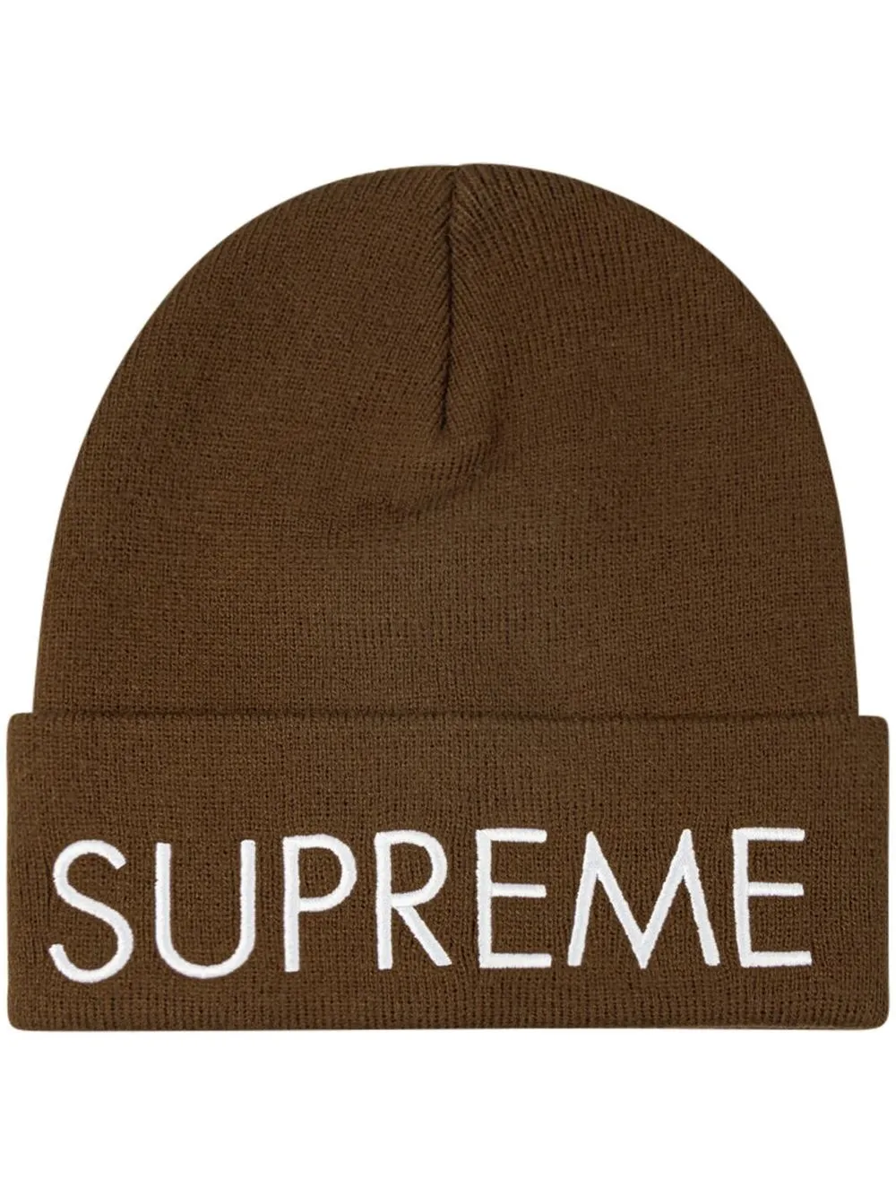 得価最安値】 Supreme - Supreme Banner Beanie Brownの通販 by