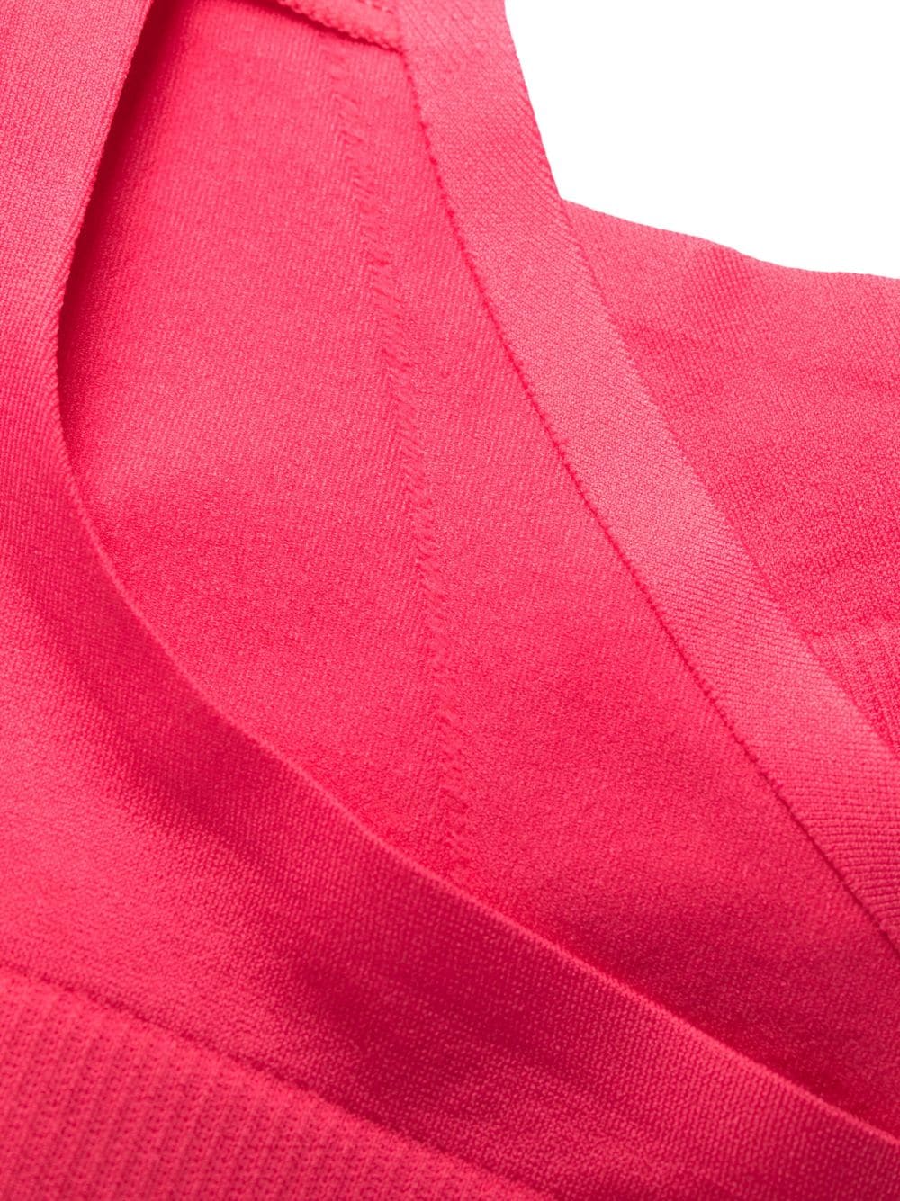 Shop Calvin Klein Logo-embossed Elasticated-waist Thong In Pink