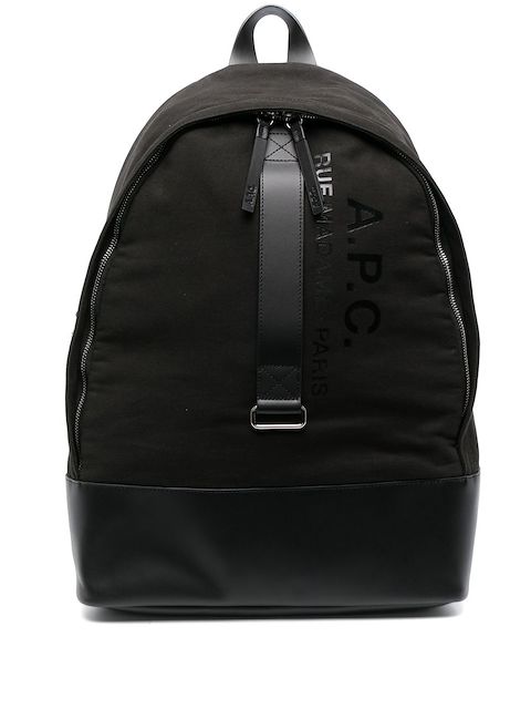 A.P.C. sac à dos à logo imprimé