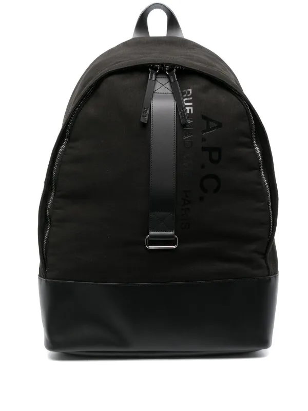 logo-print backpack