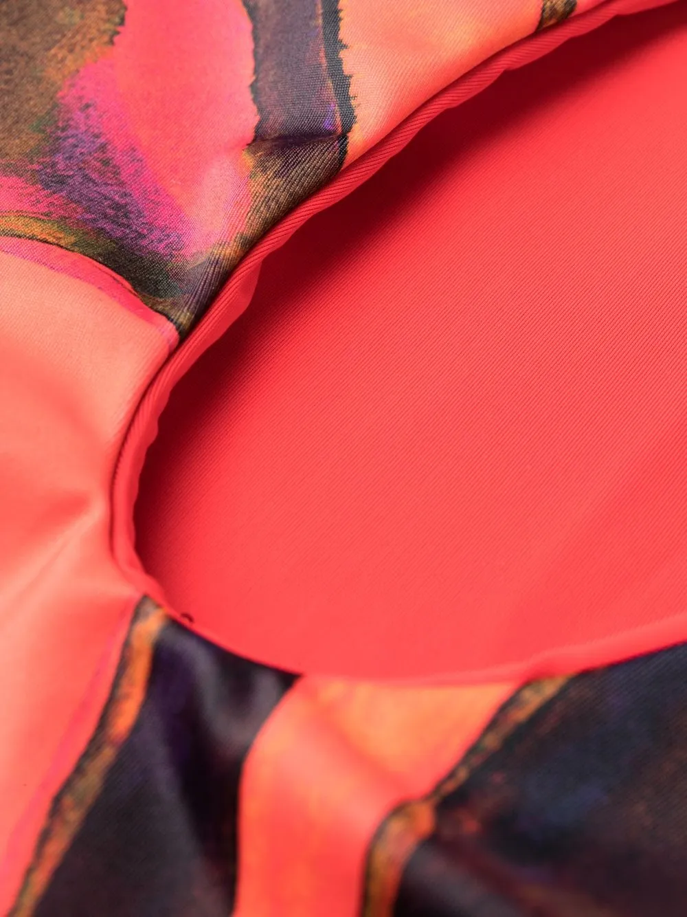 LOUISA BALLOU PLUNGE QUEEN'S GAMBIT-PRINT SWIMSUIT