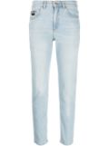 Just Cavalli logo-patch light-wash skinny jeans - Blue