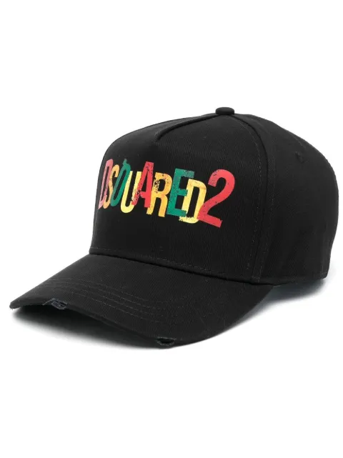 Dsquared2 logo-print cotton cap