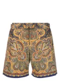 Orlebar Brown Bulldog Mystique Paisley swim shorts - Blue